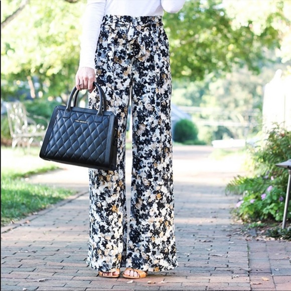 Waisted Wide Leg Pants Xs 